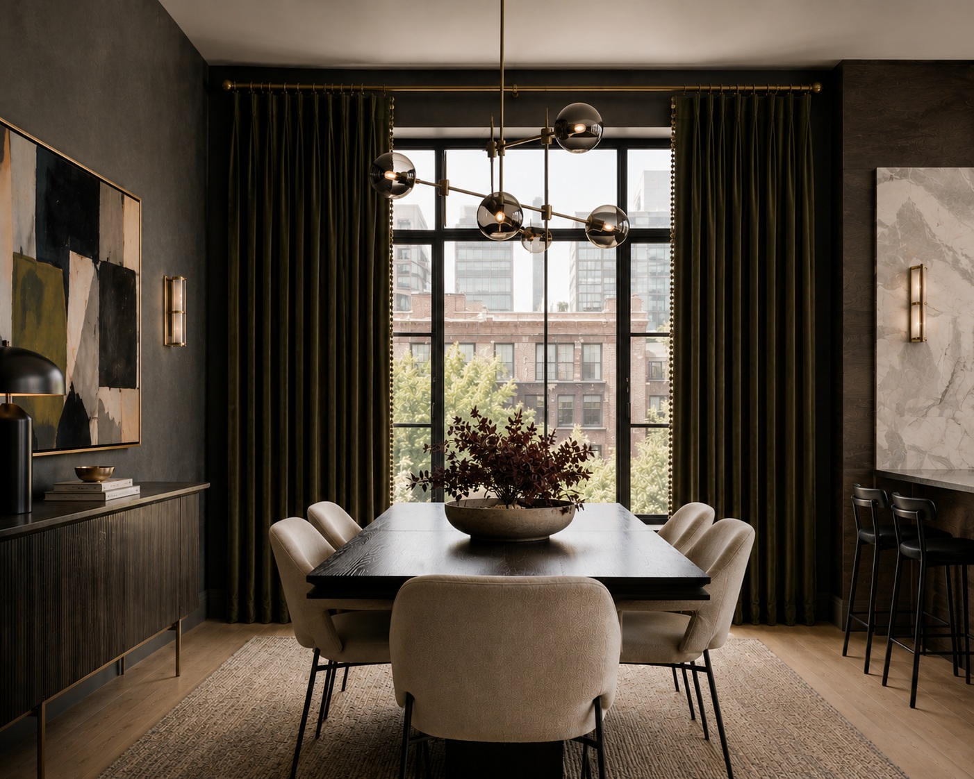 Looking glass – drapery
