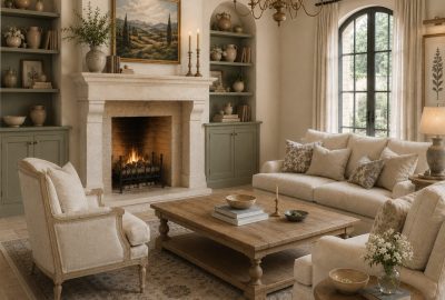 French provincial living room