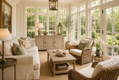 French provincial sunroom