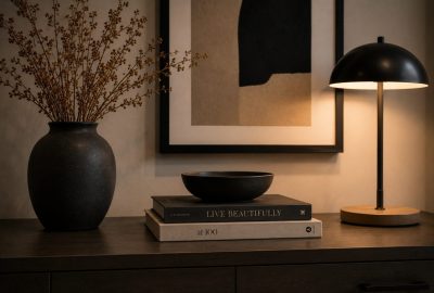 Contemporary decorative table
