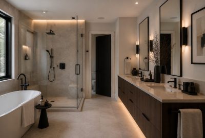 Contemporary master bath