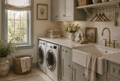 French provincial laundry room