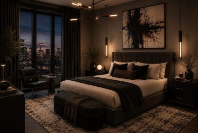 Urban chic bedroom