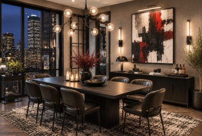 Urban chic dining room