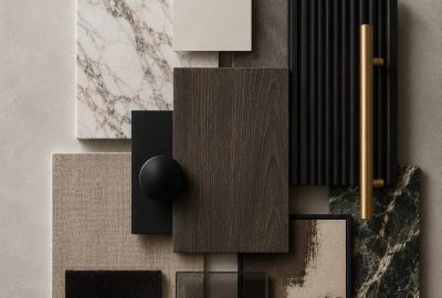 Urban chic material board