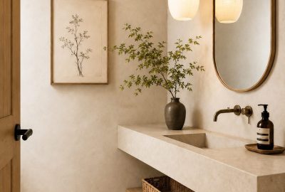 Japanese half bath