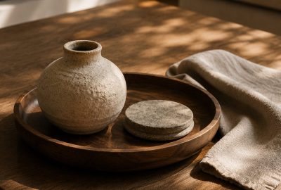 Japanese table close up