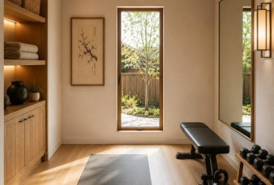Japanese workout room