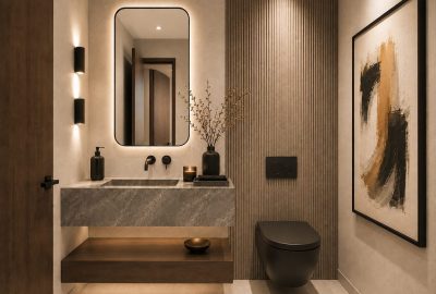 Modern half bath