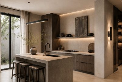 Brutalism kitchen