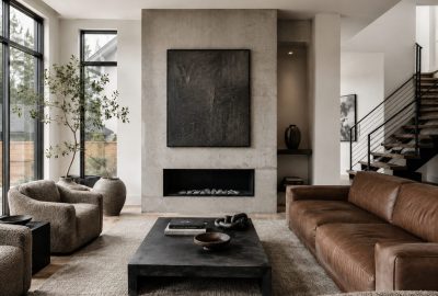 Brutalism living room