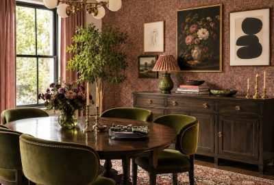 Maximalism dining room