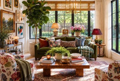Maximalism sunroom