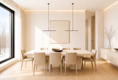Minimalism dining room