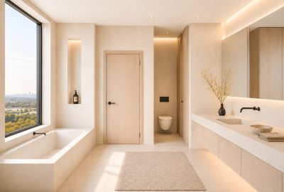 Minimalism master bath