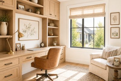 Modern farmhouse office