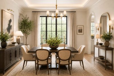 Transitional dining room