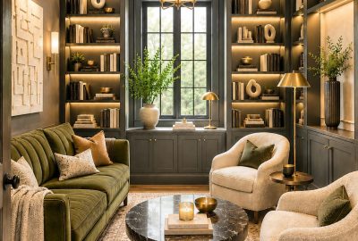 Transitional reading nook