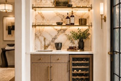 Transitional wet bar